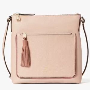 Kate Spade On Purpose EUC, Women's, Pink Shoulder Bag W/ Tassel, Zipper Closure